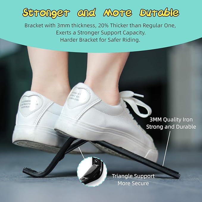 PRUNUS Flash BIKE Training Wheels for 12 14 16 18 20 Inch.Training Wheels for Kids Bike is Heavy Duty.Bicycle Training Wheel is Suitable Single Speed Bike