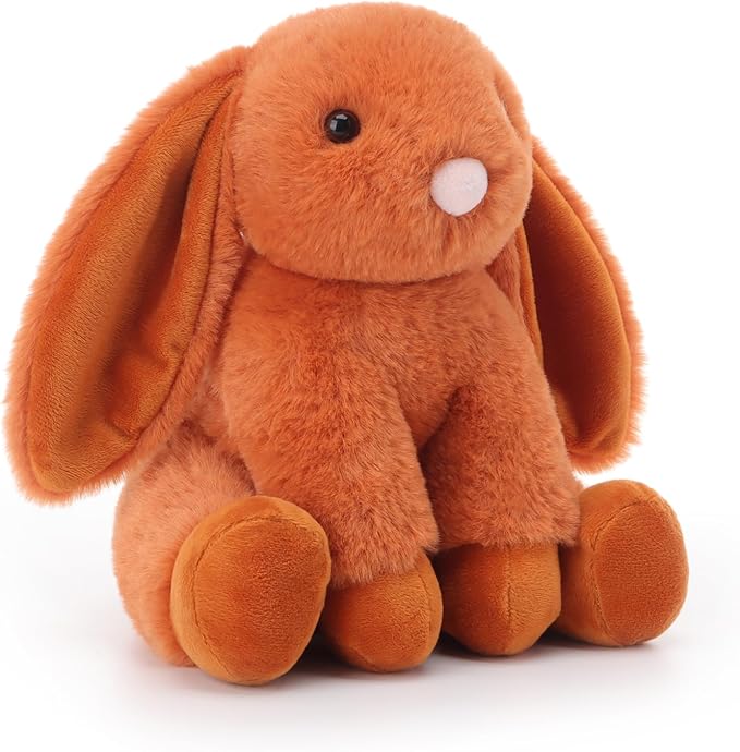 Apricot Lamb Fragrant Orange Bunny Stuffed Animals for Kids, Soft Cute Plush Toys for Baby Girl and Boy, 7.9 Inches