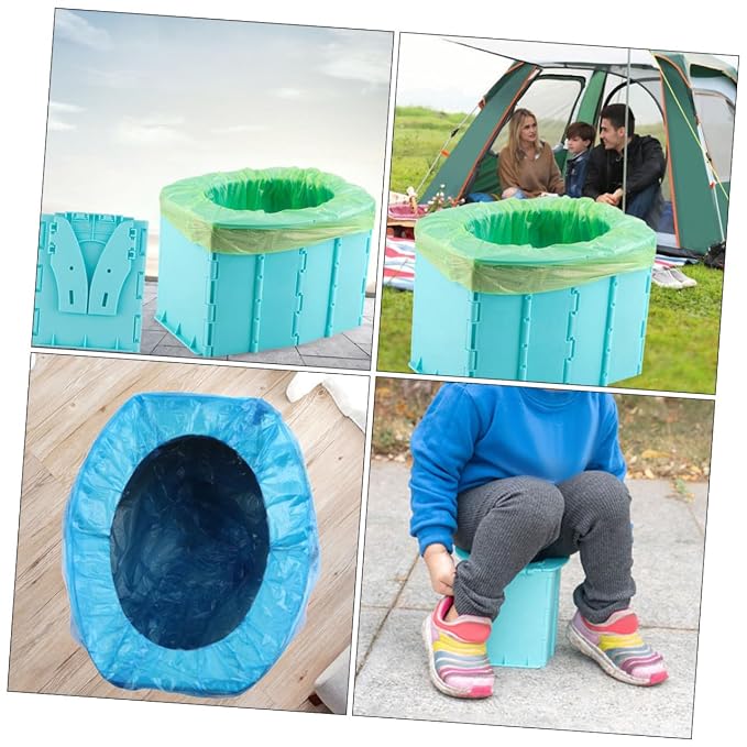 Portable Folding Potty Toilet Made of PP Material for Travel and Car Use Foldable Design Promotes Independent Toilet Training for Boys