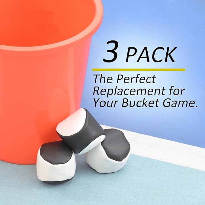 Bucket Toss Replacement Balls 3 Pack for Outdoor Yard Game