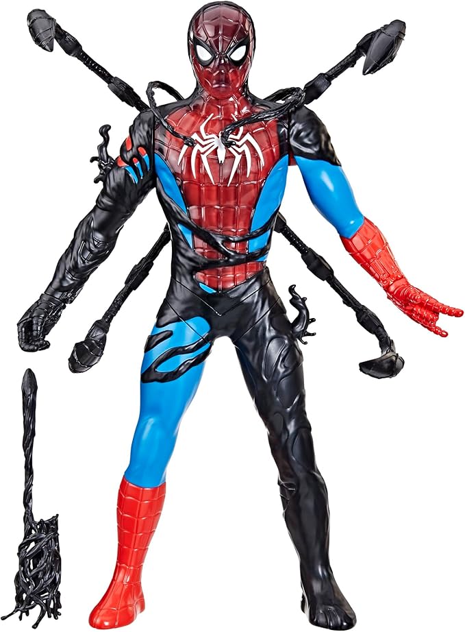 Spider-Man Marvel VenomVersus Liquid Shifter Action Figure with Accessories, 11-Inch-Scale Super Hero Toys for Kids Ages 4 and Up