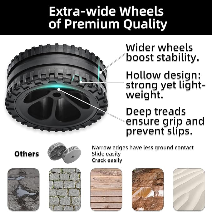 Adjustable Bike Training Wheels Kids Bicycle Training Wheels Kit for 16, 18, 20, 22, 24 inch bike, Includes Stabilizers for Variable Speeds, Black