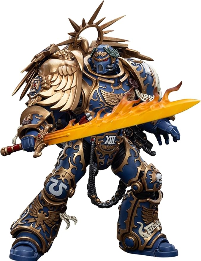 JOYTOY Warhammer 40,000 1/18 Action Figure 7.08-Inch Ultramarines Primarch Roboute Guilliman Collection Model Christmas Birthday Gift JT6342
