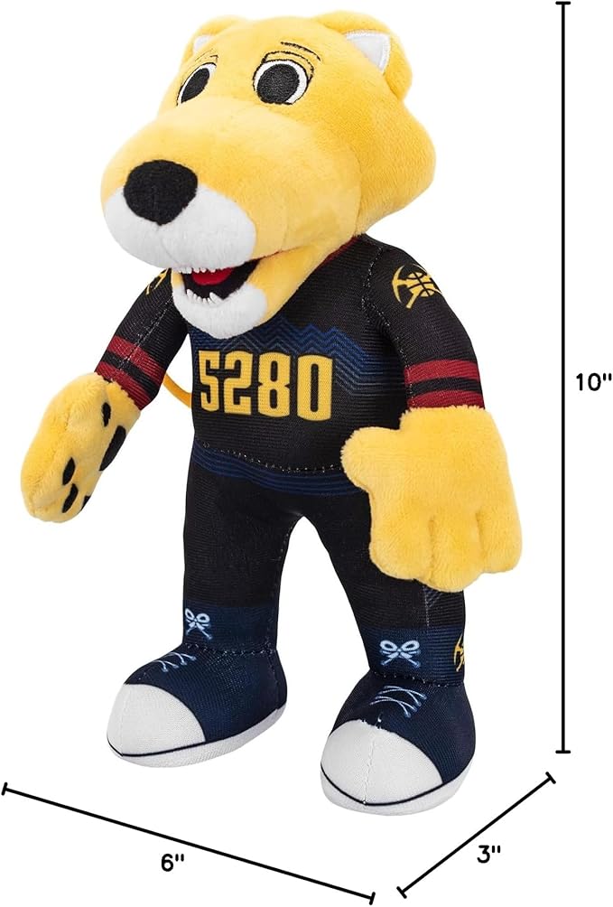 Bleacher Creatures NBA Unisex NBA 10-inch Mascot Plush Doll