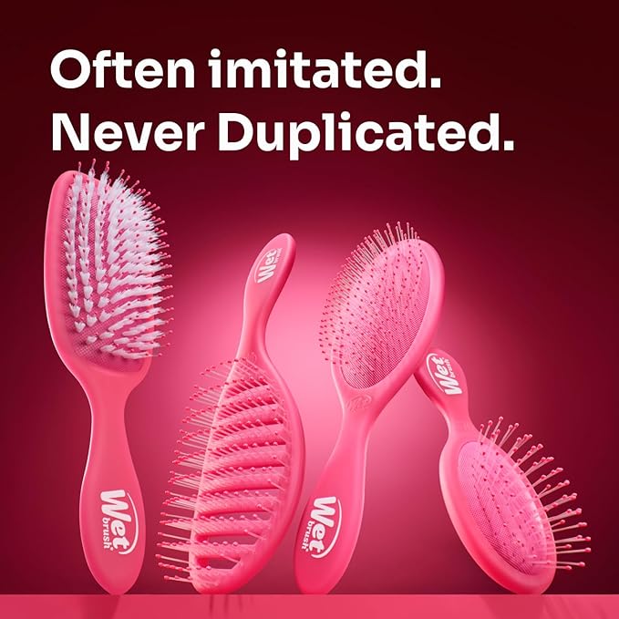 Wet Brush Original Detangler Hair Brush, Purple Frost - Ultra-Soft IntelliFlex Bristles - Detangling Brush Glides Through Tangles For All Hair Types (Wet Dry & Damaged Hair) - Women & Men
