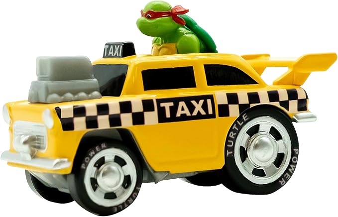 Teenage Mutant Ninja Turtles, 1:64th Diecast Shell Riders Set, Classic Styling, Leo, Raph, Donatello, and Mikey, Ages 3+