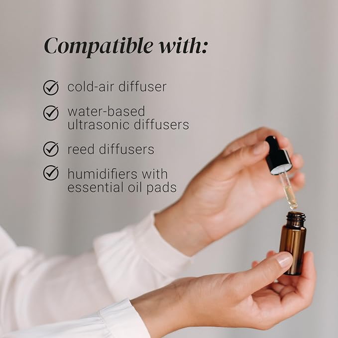 Vintage Bloom Essential Oils for Diffusers for Home, Nature-derived Peony Essential Oil, Long-Lasting & Family-Friendly Diffuser Oils Scents, IFRA Certified, Cold Air & Ultrasonic- 0.33 oz