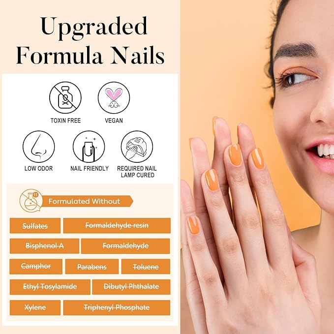 AIMEILI Gel Nail Polish Set 12pcs, Hema Free, Cruelty Free, Vegan, Soak Off U V LED Nail Art Manicure Salon DIY at Home for Women - Kit 38