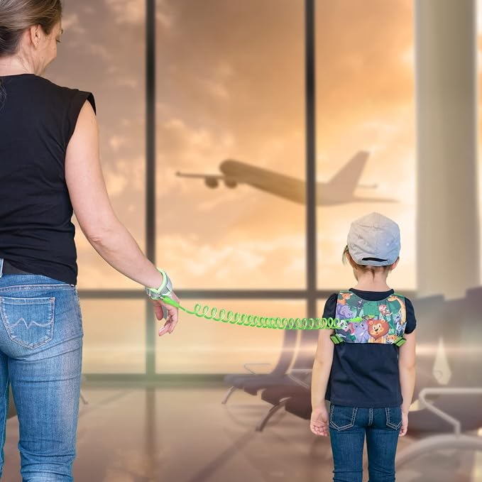 HappyVk Toddler Leash Harness Kid Leash Child Safety Harness Baby Leash Anti Lost Ages 1-4