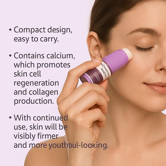 2Pcs Calcium Multi Balm Stick, Calcium Volume Multi Balm, calcium stick for Wrinkles, Hydrating, Firming Skin, Wrinkle Core Stick for Lip Balm Eye Face Neck