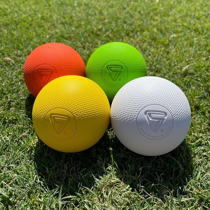 CRANKSHOOTER Lacrosse Ball Set, TX1 Extreme Grip™ Elite Game Balls, Enhanced Feel & Grip, 10 Dozen (Qty 120 /case), NOCSAE, NCAA, NFHS, and SEI Certified. Available in White, Yellow, Orange & Bright Green