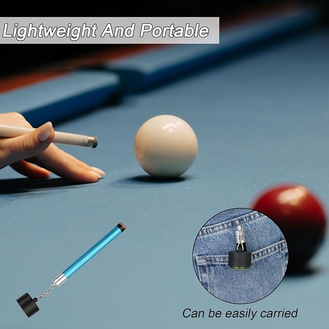 LAKE OF FIRE Pool Cue Chalk Holder – 2-in-1 Billiard Accessory with Pool Chalk Holder & Cue Tip Tool