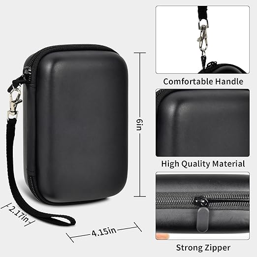 PAIYULE Travel Case for R36S/ RG353V/ RG353VS/ Game Boy Retro Handheld Game Console, Handheld Emulator Storage Holder Organizer, Android Game Console Carrying Bag (Box Only)
