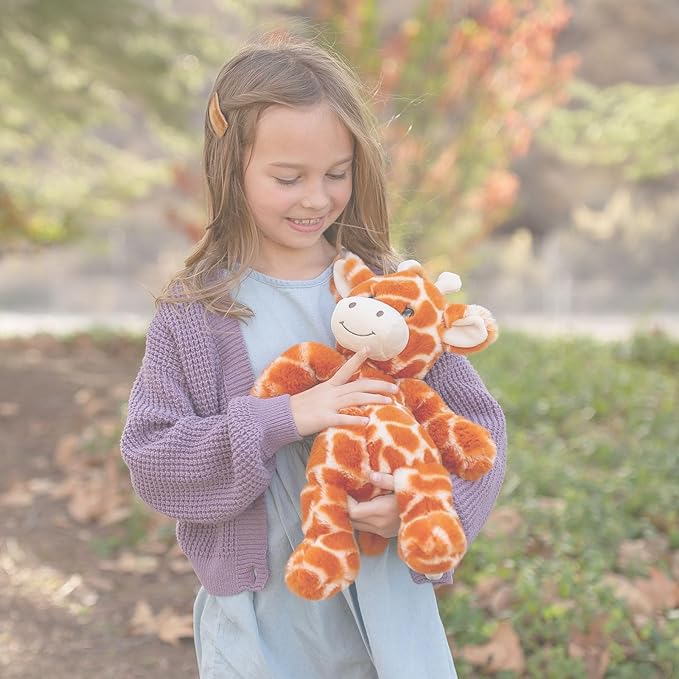 World's Softest Plush Giraffe, Lushee, Large, 16" Stuffed Animal for Baby, Toddler, Kids, Adults - Giraffe Plush Toy-Adorable Toy Made from Kid-Friendly, Quality Materials