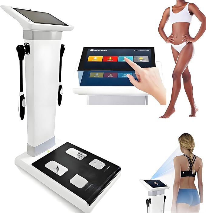 Body Composition Analyzer with 10.1 LCD Display, Smart Body Composition Analyzer Bioimpedance Technology for Accurate Fat Muscle Water Measurement for Health Tracking