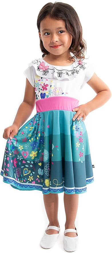 Little Adventures Miracle Princess Twirl Dress - Machine Washable Girls Child Pretend Play and Party Outfit with No Glitter