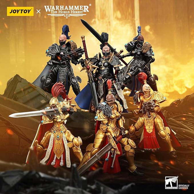 JOYTOY Warhammer Horus Heresy Sisters of Silence 6PACK 1:18 Scale Action Figure Mecha Joy Toy Collection Model
