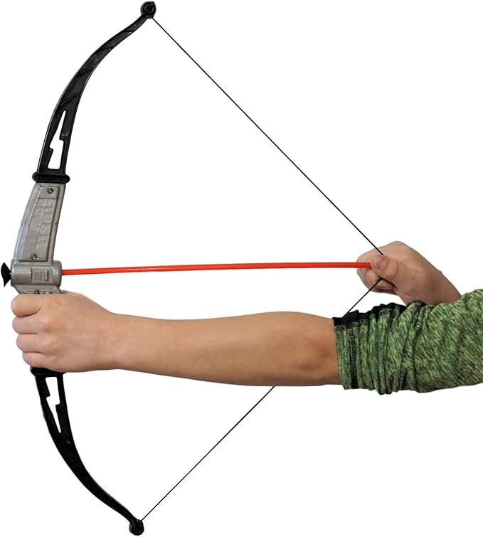 SENSORY4U Ninja Toy Weapons Dress-Up Kit - 15-Piece Set with Sword, Knife, Throwing Stars, Bow & Arrow for Kids - Complete Ninja Warrior Accessory Set