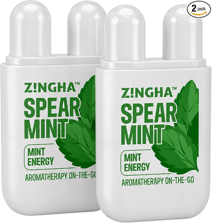 Z!NGHA Nasal Stick – Instant Clear Breathing & Sinus Relief | Strong Aromatherapy Inhaler with Natural Essential Oils | Portable Mood Boost & Mental Clarity Reset
