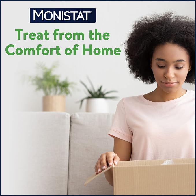 Monistat 3-Day Yeast Infection Treatment for Women, 3 Pre-Filled Miconazole Cream Applicators (Pack of 2), Regular Strength Fast Acting Relief for Vaginal Itching and Irritation