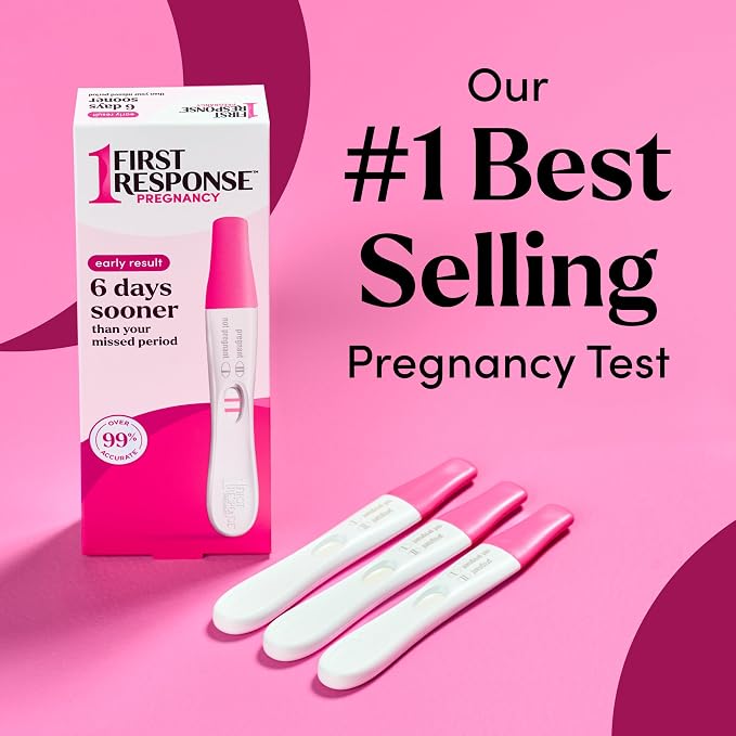 First Response Early Result Pregnancy Test, 2 Pack (Packaging & Test Design May Vary)