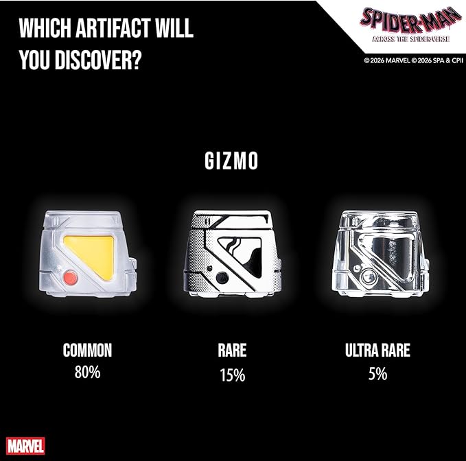 Fandrop MV06 - Spider-Man VS. Spider-Man 2099, A Displayable Diorama, Artifacts & Scene Marker That Creates an Elite Display to Enhance The Collection, 5 Marvel to Collect
