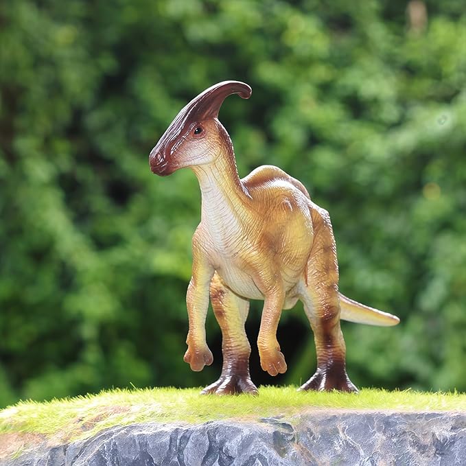 Gemini&Genius Dinosaur Toys Parasaurolophus Figure Dinosaur Action Figure Collection Dino World Model Toys and Gifts for Kids