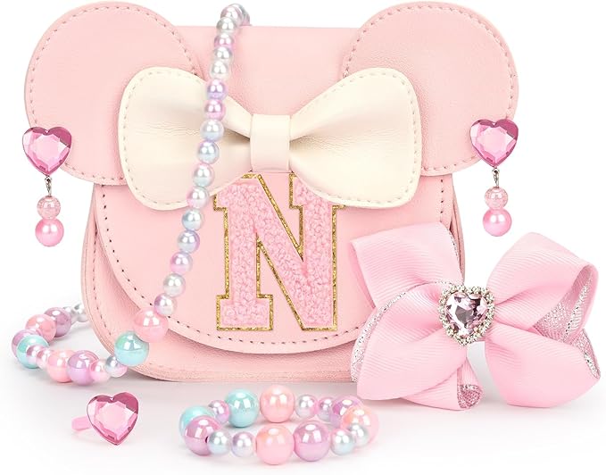 mibasies Toddler Purse Gifts for Girls: 3 Year Old Girl Gifts, Mouse Toys Purse Set