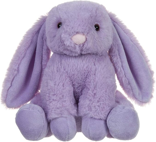 Apricot Lamb Toys Plush Purple Bunny Rabbit Stuffed Animal with Fluffy Soft Ears (Purple Bunny, 8 Inches)
