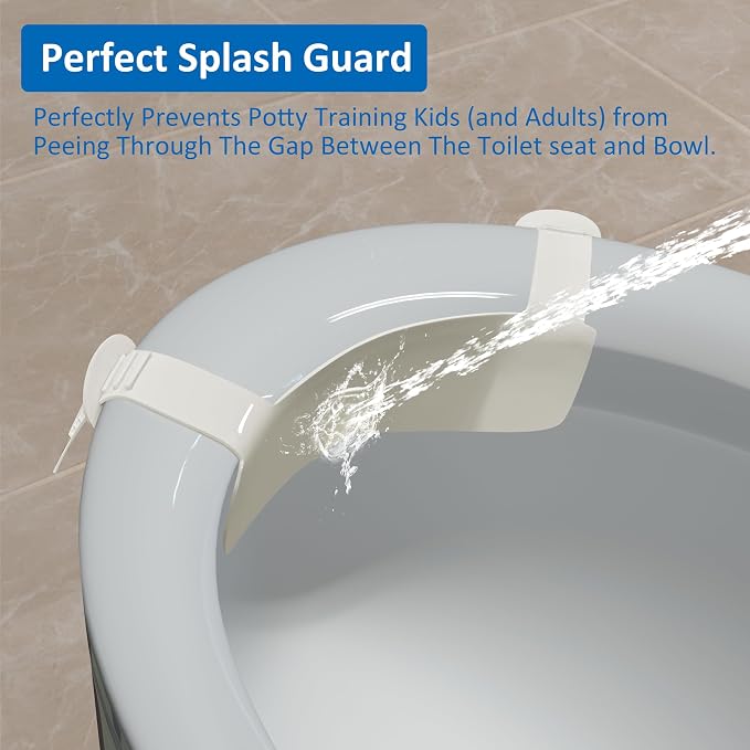 Universal Pee Deflector for Toilet Seat with Toilet lid Lifter, Toilet Splash Guard Prevents Kids and Adult from Peeing Splash.