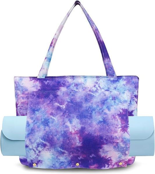 Yoga Mat Bag Yoga Bags and Carriers Fits All Your Stuff Yoga Tote Bag with Zipper Pocket Yoga Mat Carrier Pilates Bag Take in Out Mat Easily
