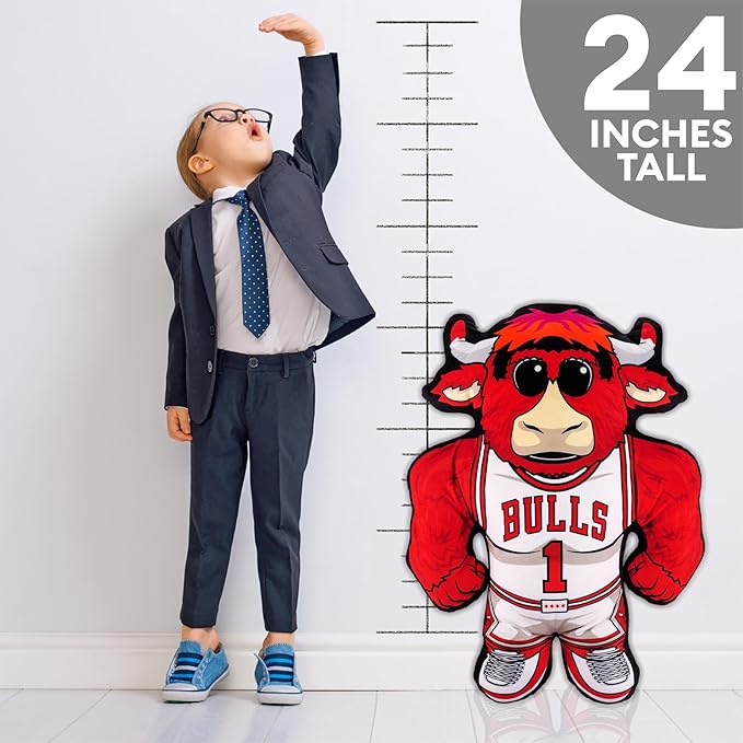 Bleacher Creatures Chicago Bulls Benny The Bull 24" NBA Masoct Bleacher Buddy - Soft Plush Toy