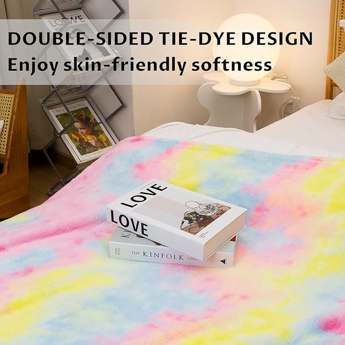 MUGD Soft Blankets Fleece Soft Fuzzy Throw Blanket Kids Warm Throw Blanket for Bed