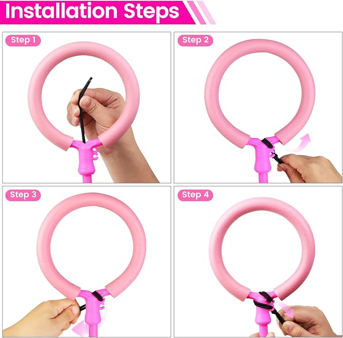 Skip Ball - Foldable Colorful Flash Wheel Indoor Outdoor Game Fitness Toys for Kids, Cool Kids Toys Christmas Birthday Gifts for Girls Boys Age 6 7 8 9 10+ Year Old