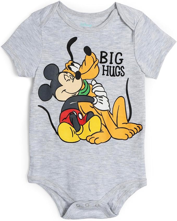 Disney Baby 5 Pack Bodysuits Newborn to Infant Sizes (Newborn - 24 Months)