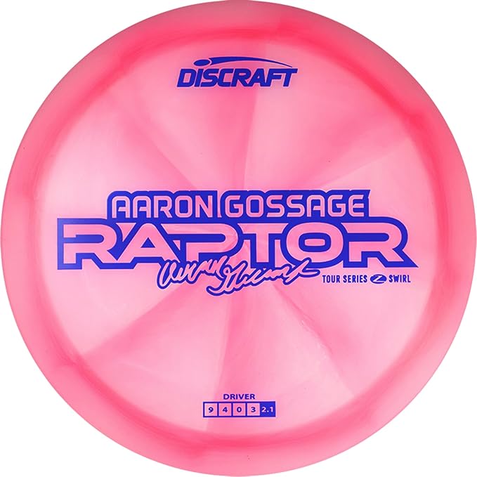 Discraft's Aaron Gossage Z Swirl Blend 2025 Tour Series Raptor