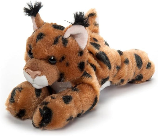 The Petting Zoo Bobcat Stuffed Animal Plushie, Gifts for Kids, Scoopz Wildlife Animals, Bobcat Plush Toy, 8 inches