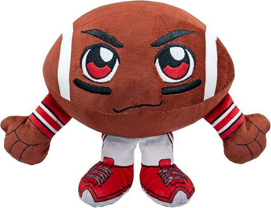 Bleacher Creatures Ohio State Buckeyes 8" Kuricha Football Sitting Plush- Soft Chibi Inspired Plush