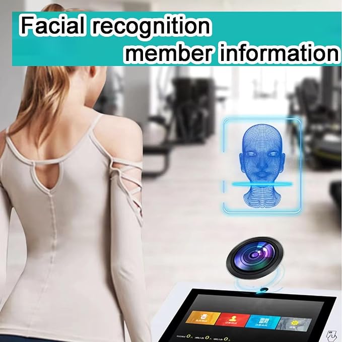 Smart Body Composition Scale with Printer & 8 Electrodes - Multi-Frequency BIA Technology Analyzes 40 Health Data Points,HD Touch Screen for Fitness Centers