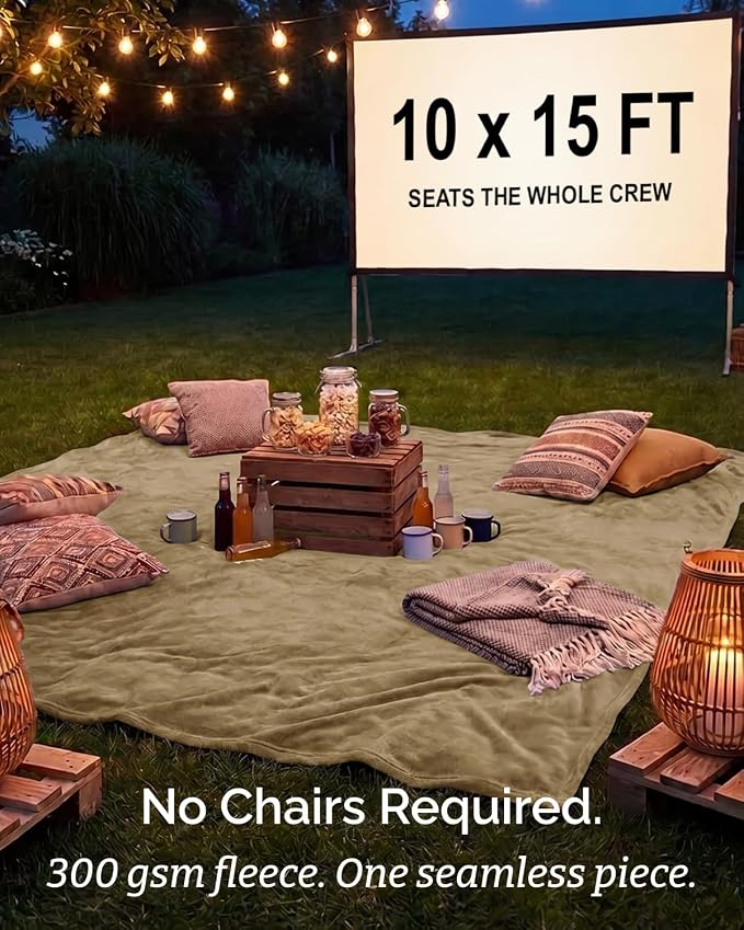 Ultra Soft Fleece Blanket Giant Blanket Size - Flannel Fleece Luxury Blanket - Lightweight for Couch Bed Chair - Thick, Warm and Breathable - All Season Cozy, Camel