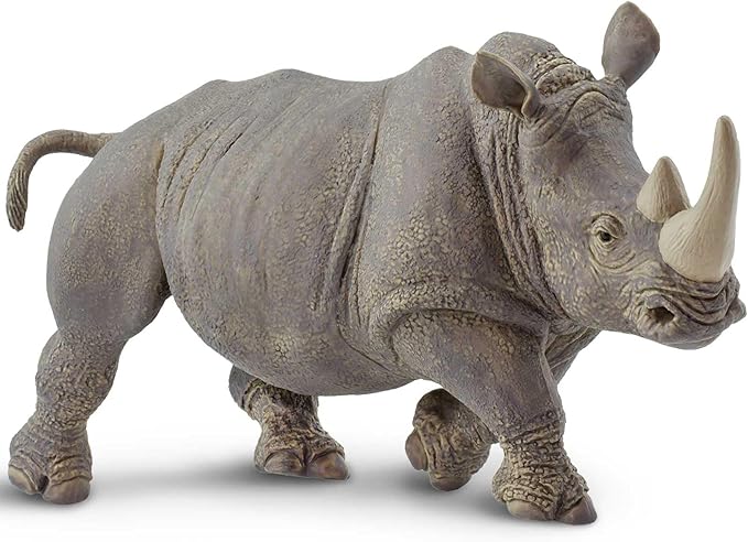 Safari Ltd. White Rhino Figurine - Detailed 12.5" Plastic Model Figure - Fun Educational Toy for Boys, Girls & Kids Ages 1+