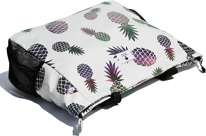 ESVAN LARGE BEACH BAG Water Resistant Lightweight 20 inch Women Oversize Tote Bag for Gym Beach Travel Pool Yoga Nurse