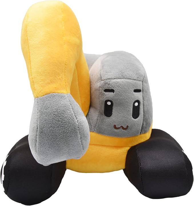Soft Excavator Stuffed Construction Toy Super Cute Plush Digger Trucks Excellent Gifts for Kids or Birthday Party 11 Inches