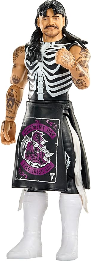 Mattel WWE “Dirty” Dominik Mysterio Action Figure, Main Event Series #160, 6-inch Collectible Superstar with 14 Articulation Points & Life-Like Look
