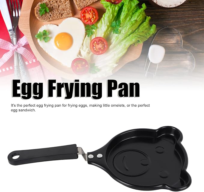 Topyond Mini Nonstick Egg Frying Pan Place Pan Innovative Korean Breakfast | Mini Nonstick Egg Frying Pan Place Pan Innovative Korean Breakfast Pot DIY Mini Egg Pan Breakfast Single Omelette Pan