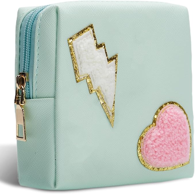 Period Bag for women Girls | PU Leather Sanitary Napkin Storage Bag | Cute Pads Bags for Period | Discreet Menstrual Pouch for Pads, Tampons, Menstrual Cups | Perfect for Travel & Daily Use