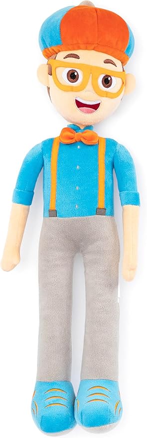 Jay Franco Blippi Plush Pillow Buddy - Super Soft Kids Character Pillow - Polyester Microfiber, 24 Inches