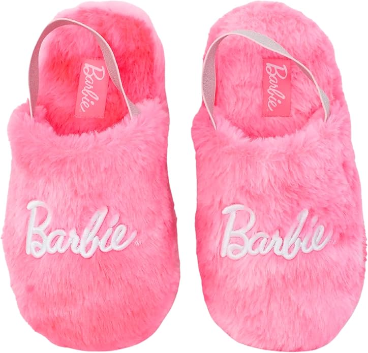 Ground Up Barbie Kids Slippers Platform Spa Slipper with Embroidery