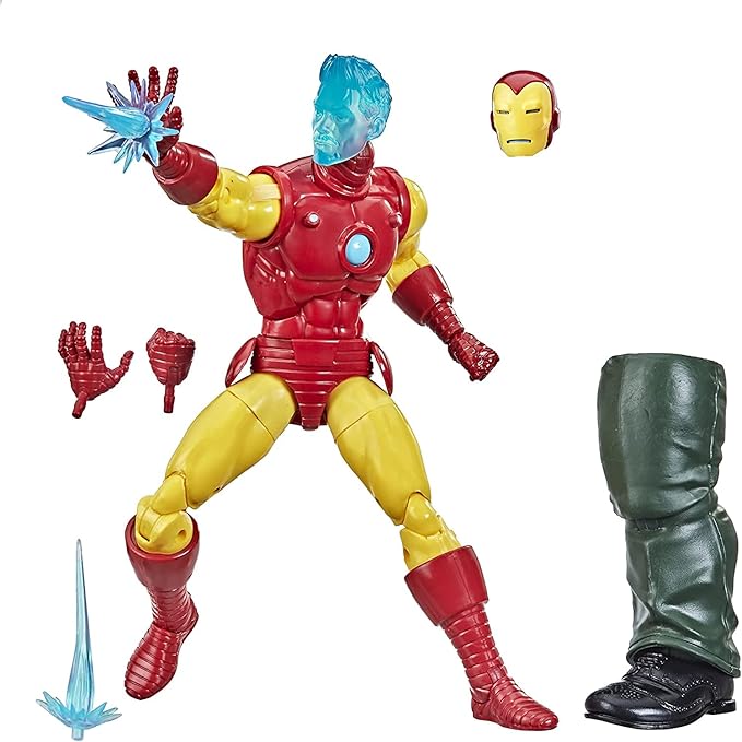 Hasbro Marvel Legends Series 6-inch Collectible Tony Stark (A.I.) Action Figure Toy for Age 4 and Up
