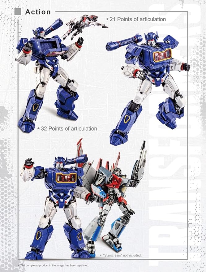 PARKHO Soundwave Ravage Figure Model Kit – Cybertron 3D Articulated Action Easy to Assemble Pre Painted Collectible Series Toys Hobby 08112